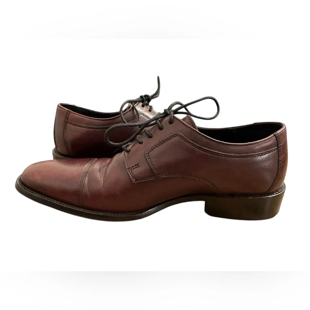 Johnston‎ Murphy Men’s Size 9.5 M Brown Dress Lace Up Shoes.B4